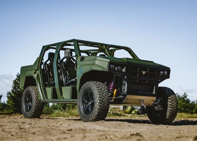 Bruņotie spēki iegādāsies Latvijā ražotus militārā apvidus transportlīdzekļus "VRF"