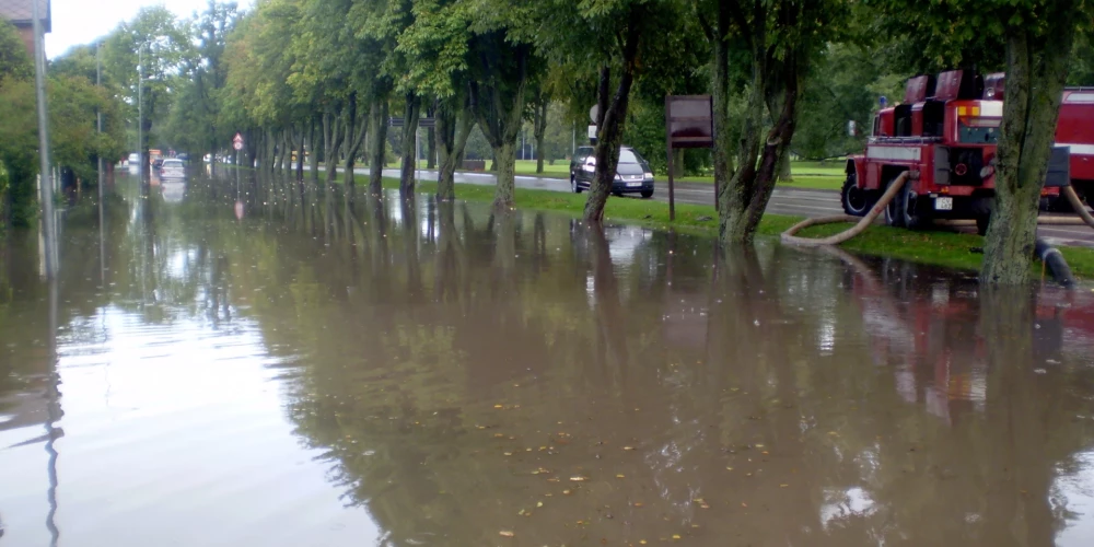  В Латвии ожидаются сильные осадки и локальные подтопления.