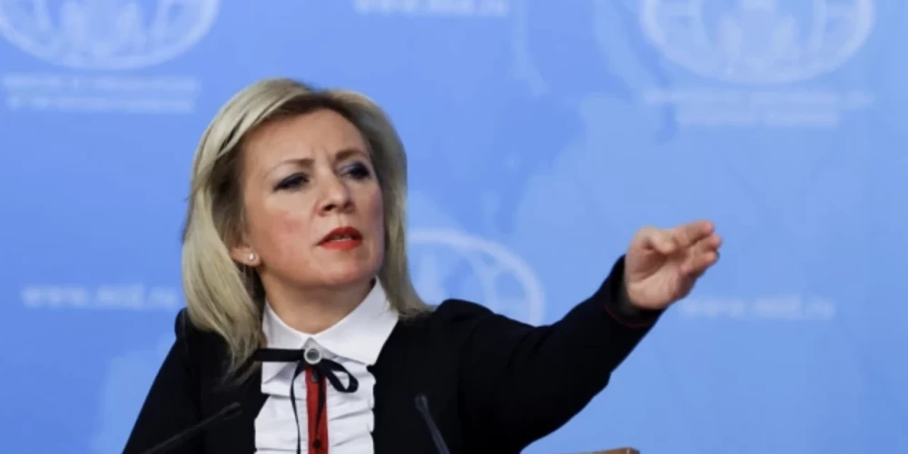 Krievijas Federācijas Ārlietu ministrijas Informācijas un preses departamenta direktore Marija Zaharova.