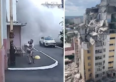 ВИДЕО: в Саратове после взрыва обрушился подъезд многоэтажки, погиб ребенок - на него упала часть дома