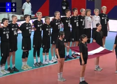 Latvijas U-16 volejbolisti EČ finālturnīrā sakauj Armēnijas vienaudžus