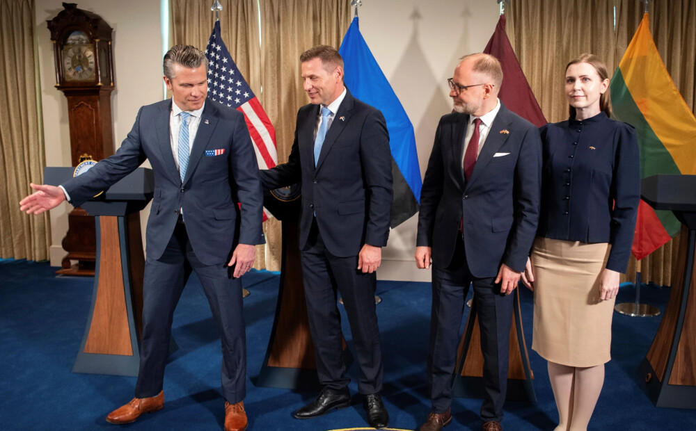 Pentagona šefs Pīts Hegsets uzņem Baltijas valstu aizsardzības ministrus: "Paldies par piemēru pārējiem!"