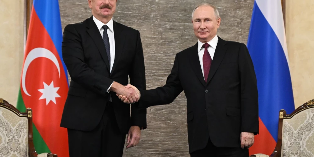 Владимир Путин и Ильхам Алиев.