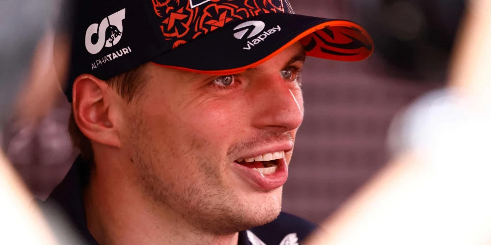 "Red Bull" pilots Makss Verstrapens.