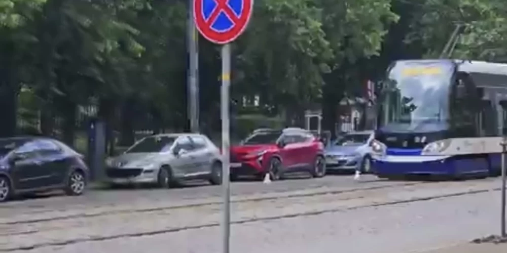 Rīgā novērots komisks incidents.