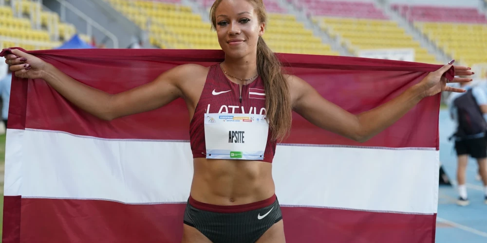 Latvijas vieglatlēte Brenda Džiliana Apsīte Eiropas Jauniešu olimpiskajā festivālā izcīnīja gan sudrabu, gan ceturto vietu, kad palika četru centimetru attālumā no bronzas.