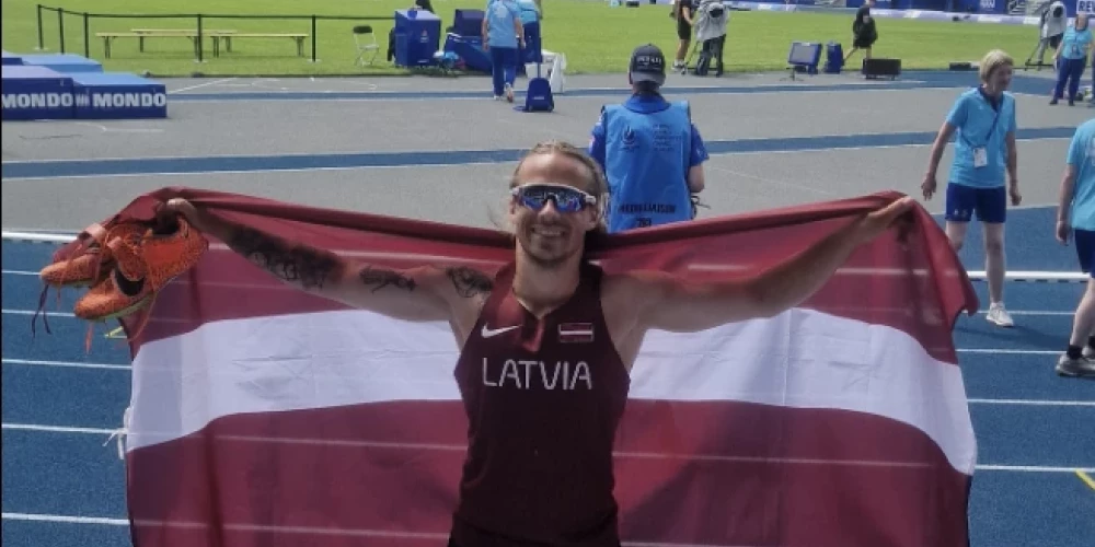 Valters Kreišs kļuvis par vienīgo latviešu sportistu, kurš šogad ticis pie godalgas studentu meistarsacīkstēs.