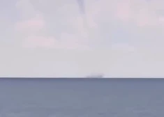 VIDEO: Zvejniekciemā novērots ūdensstabs