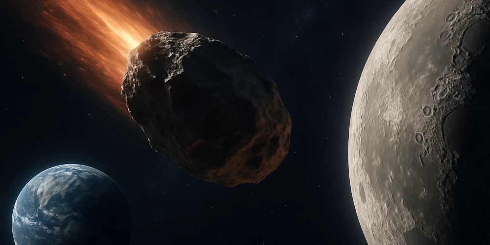 Согласно последним оценкам NASA, вероятность столкновения астероида "2024 YR4" с Луной в декабре 2032 года составляет около 4,3%.