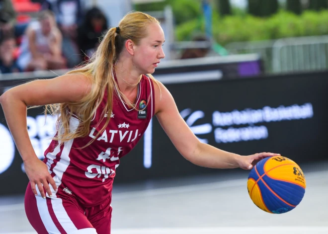 Panākumi Azerbaidžānā – Latvijas 3x3 basketbolistēm otrā vieta Sieviešu sērijas posmā