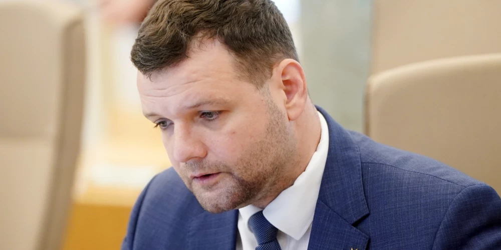 Labklājības ministrs Reinis Uzulnieks. 