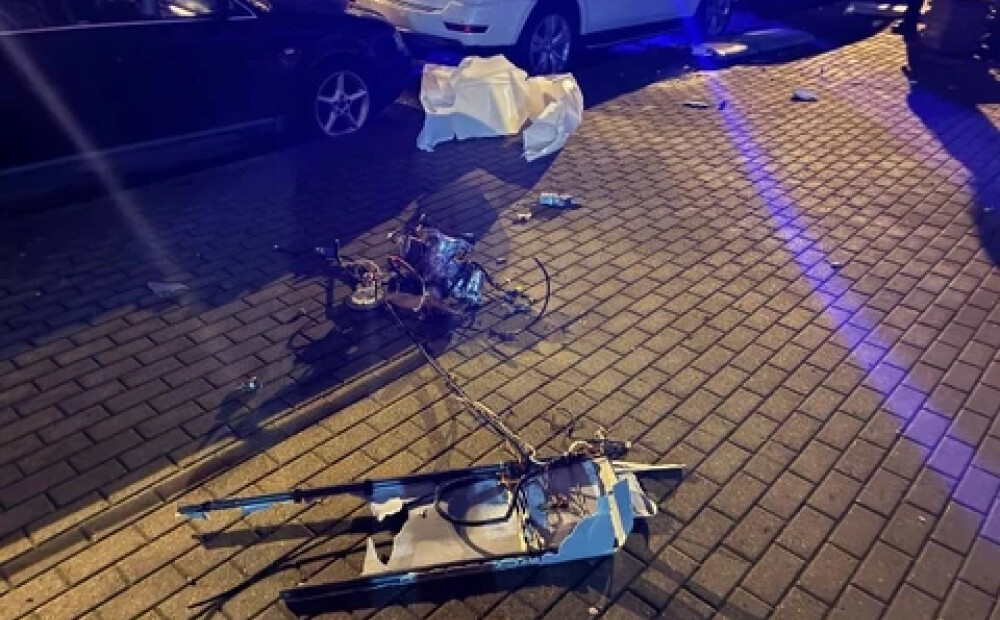 Bruņots drons nogāzies Baltkrievijas galvaspilsētā, izraisot sprādzienu pie dzīvojamās mājas