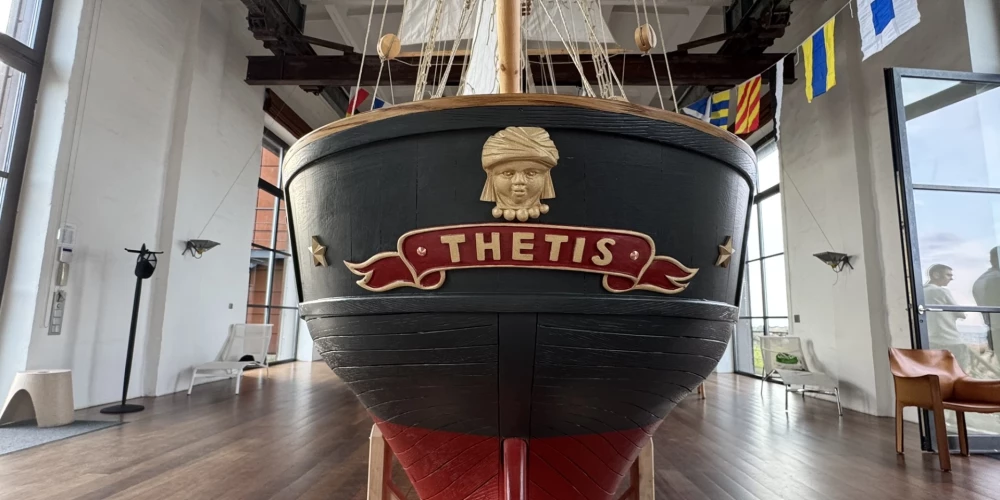 Iesvētīts pirmais Rīgas Vāgnera muzeja eksponāts - šoneris "Thetis". 