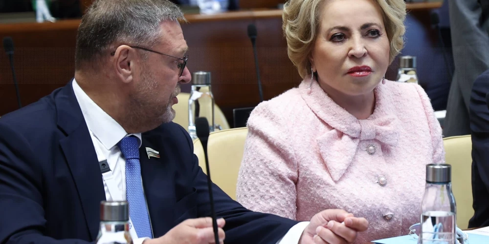 Валентина Матвиенко на конференции в Женеве.