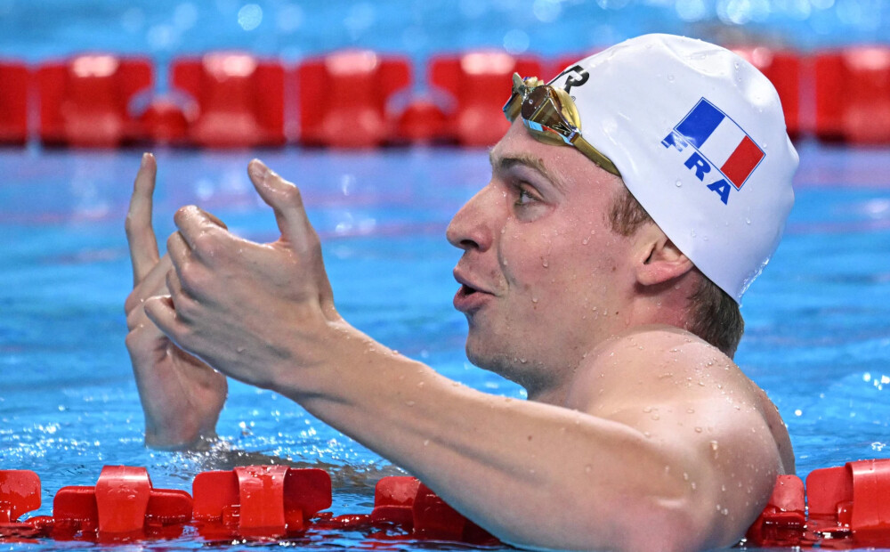 Franču peldēšanas zvaigzne Maršāns labo pasaules rekordu