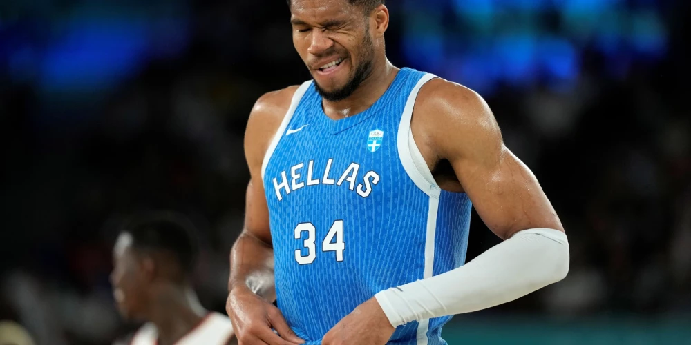 Grieķijas basketbola spožākā zvaigzne Jannis Adetokunbo.