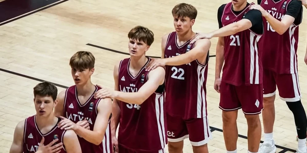 Latvijas U-18 izlases puiši — starp astoņām labākajām Eiropas komandām (foto: Latvijas Basketbola savienība / Facebook)jpg