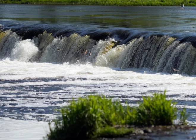 Pēc trešdienas lietavām strauji paaugstinās ūdens līmenis vairākās upēs