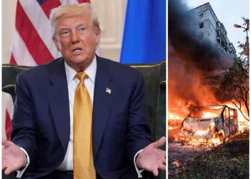 ASV prezidents Donalds Tramps stingri nosodījis Krievijas īstenotos raķešu uzbrukumus Kijivai.