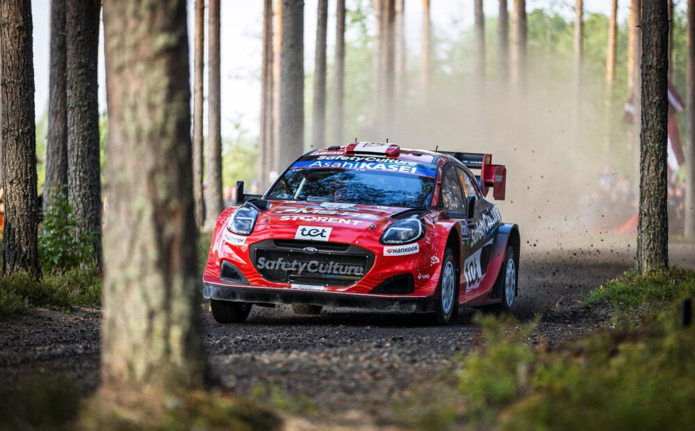 Mārtiņa Seska ekipāža WRC Somijas rallijā paceļas uz devīto vietu