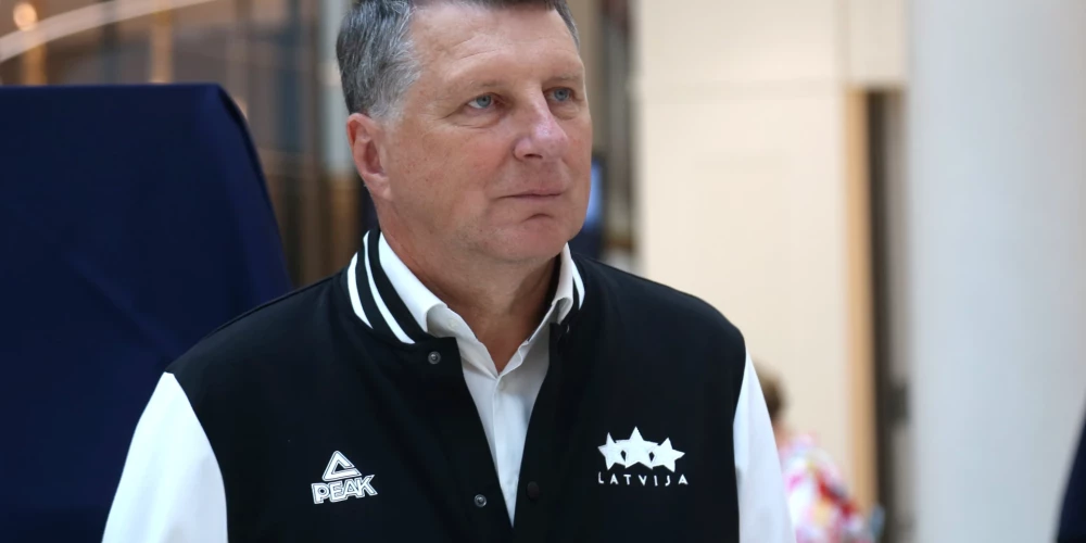 Latvijas Basketbola savienībasprezidents Raimonds Vējonis.