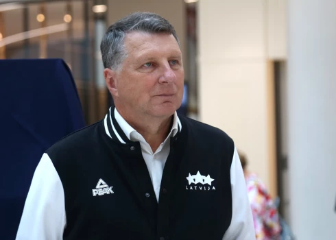 Latvijas Basketbola savienībasprezidents Raimonds Vējonis.