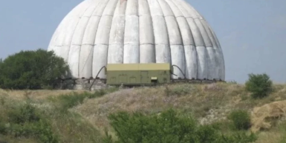 Viens no militārajiem objektiem Krimā, kas tika pakļauts triecienam.