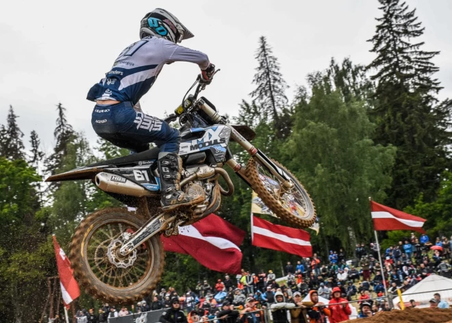 Pumpuram otrā vieta EMX "Open" čempionātā; Kubuliņam trešā vieta EMX125 klases posmā