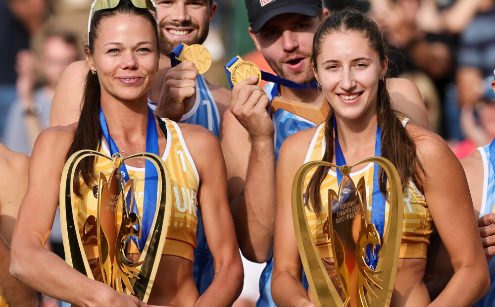 Norvēģi Mūls un Sērums piekto reizi kļūst par Eiropas čempioniem pludmales volejbolā, dāmām pirmo reizi triumfē ukrainietes Hladenko un Lazarenko