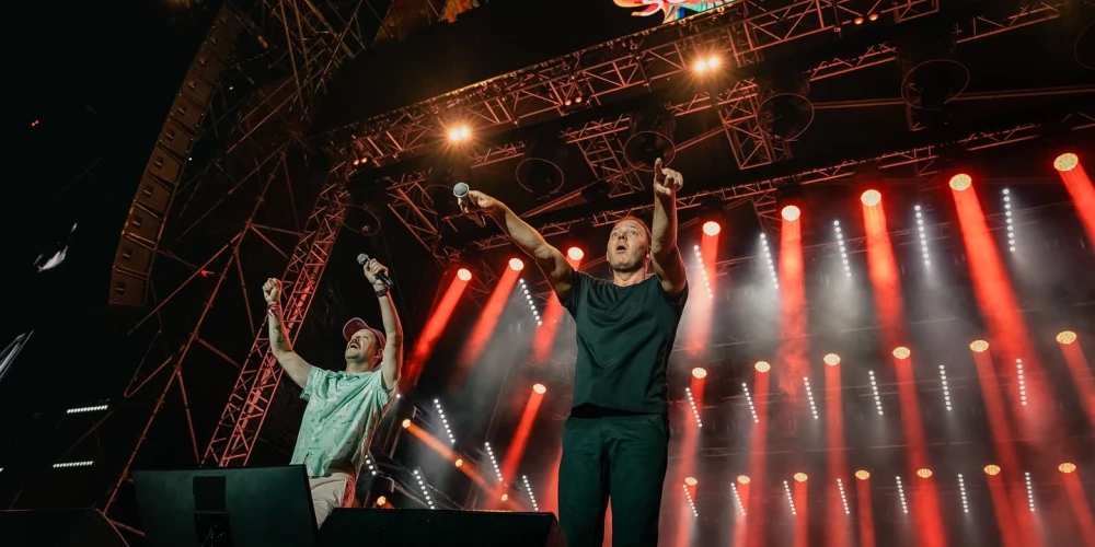 Lauris Reiniks uz "Summer Sound" skatuves kāpa pirmo reizi.