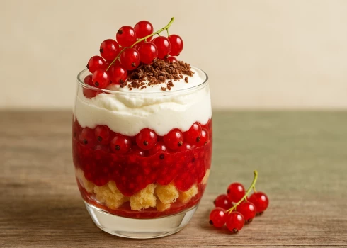 Jāņogu trifle ar šokolādi