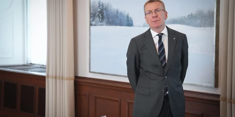 Valsts prezidents Edgars Rinkēvičs.