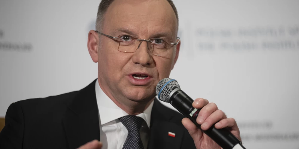 Polijas prezidents Andžejs Duda, kura pilnvaru laiks noslēgsies 2025. gada 6. augustā