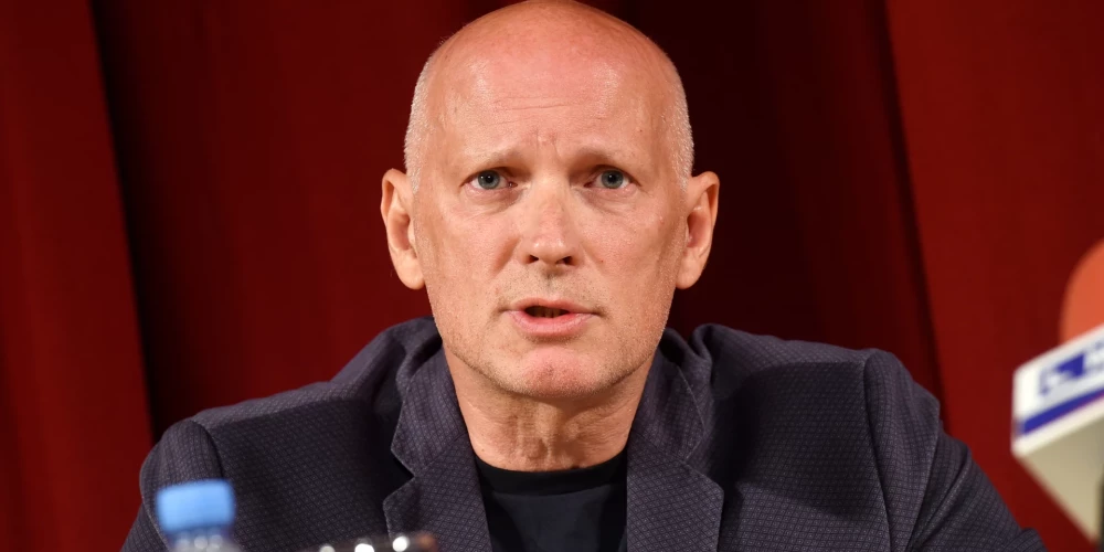 Jaunā Rīgas teātra mākslinieciskais vadītājs Alvis Hermanis.