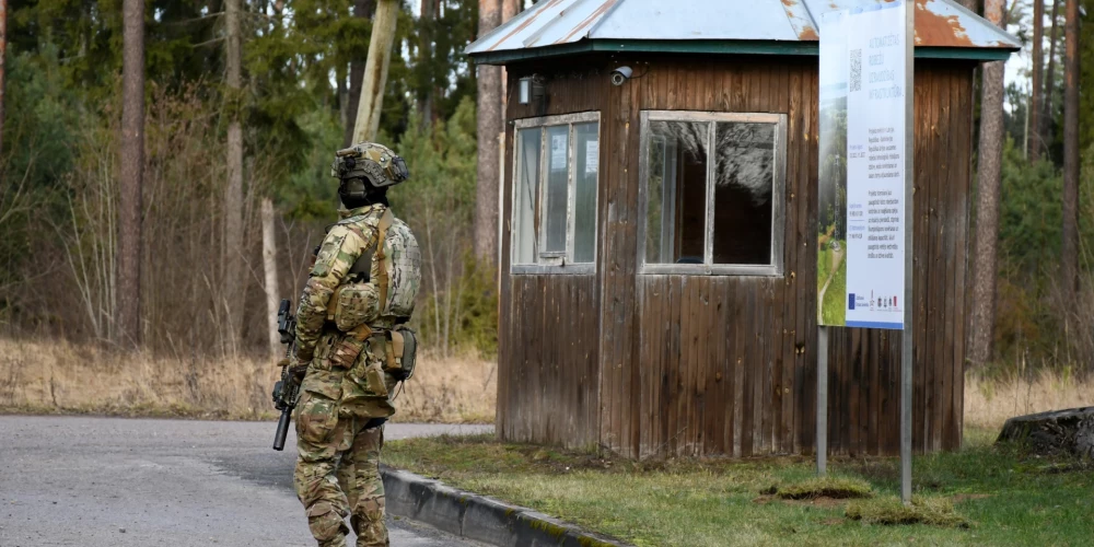 Latvijas-Baltkrievijas robeža Kaplavas pagastā.