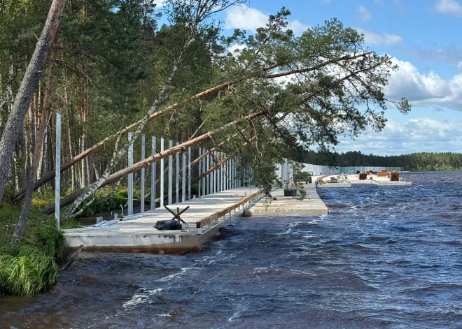 Ilgstoši un intensīvi nokrišņi šovasar Latgales reģionā būtiski ietekmē Latvijas austrumu robežas izbūves tempu ar Krieviju un Baltkrieviju.