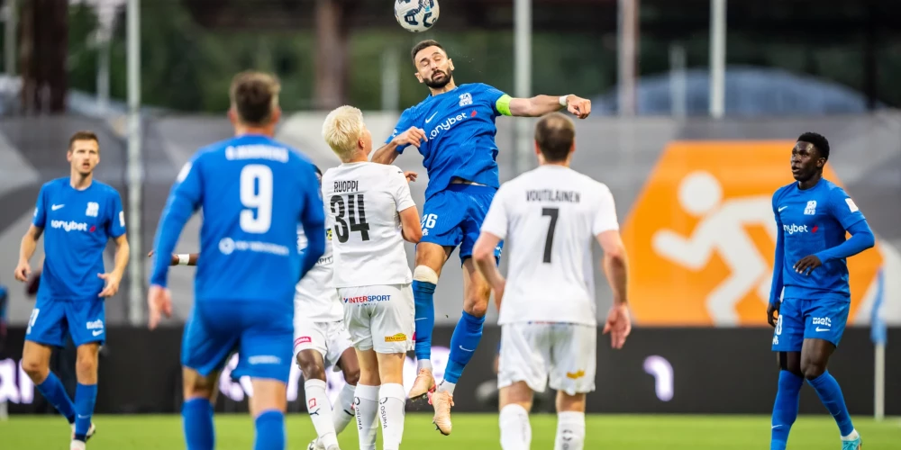 RFS futbolisti UEFA Eiropas līgas kvalifikācijas trešās kārtas mačā piekāpjas Somijas čempionei "KuPS". 