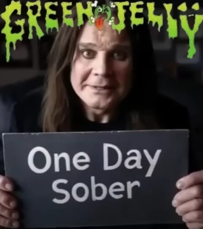 Nu jau pazudušais "Green Jelly" vēstījums pēc Ozija nāves (ekrānuzņēmums no vietnes "Metal injection")