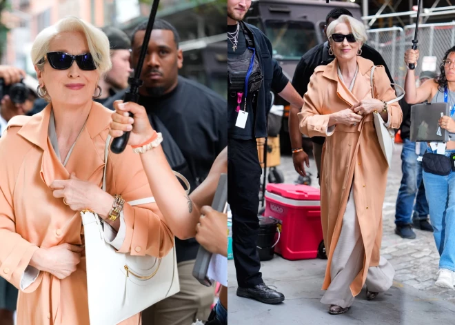 76-летняя Мэрил Стрип была замечена на съемках фильма "Дьявол носит Prada 2" - что нас ждет в продолжении?
