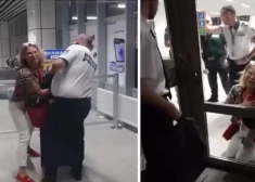 ВИДЕО: опять Ryanair, опять полный трэш: женщина на коленях умоляет пустить ее в самолет, пассажиры в шоке
