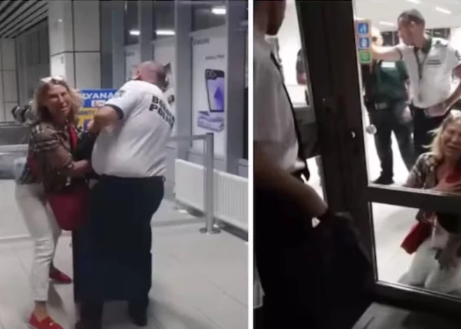 ВИДЕО: опять Ryanair, опять полный трэш: женщина на коленях умоляет пустить ее в самолет, пассажиры в шоке