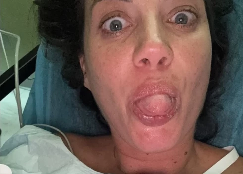 Eleonora Boja slimnīcā (ekrānuzņēmums no "Instagram")