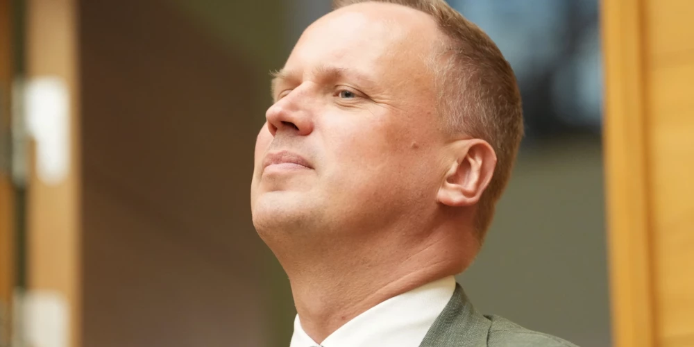  "Apvienotā saraksta" (AS) Saeimas frakcijas priekšsēdētājs Edgars Tavars