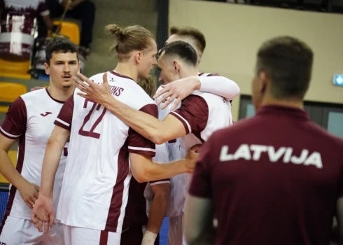 Latvijas volejbolistiem uzvara pirmajā pārbaudes spēlē Igaunijā.