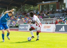 "Liepāja" pieveic konkurentus "Daugavpili", kļūstot par galveno pretendenti uz Latvijas futbola virslīgas bronzas medaļām 