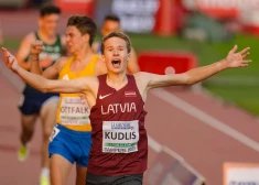 Kristers Kudlis izcīna sudraba medaļu 3000 metru skrējienā Eiropas U-20 čempionātā vieglatlētikā