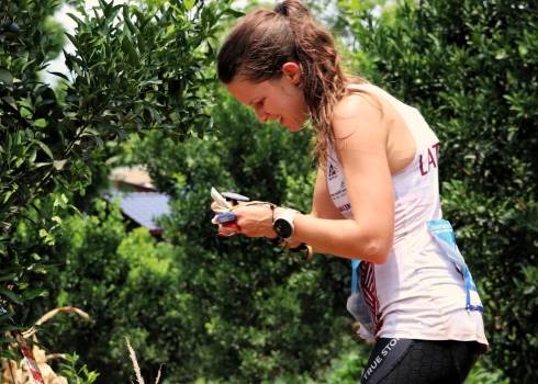 Latvijas sportiste Sandra Grosberga.