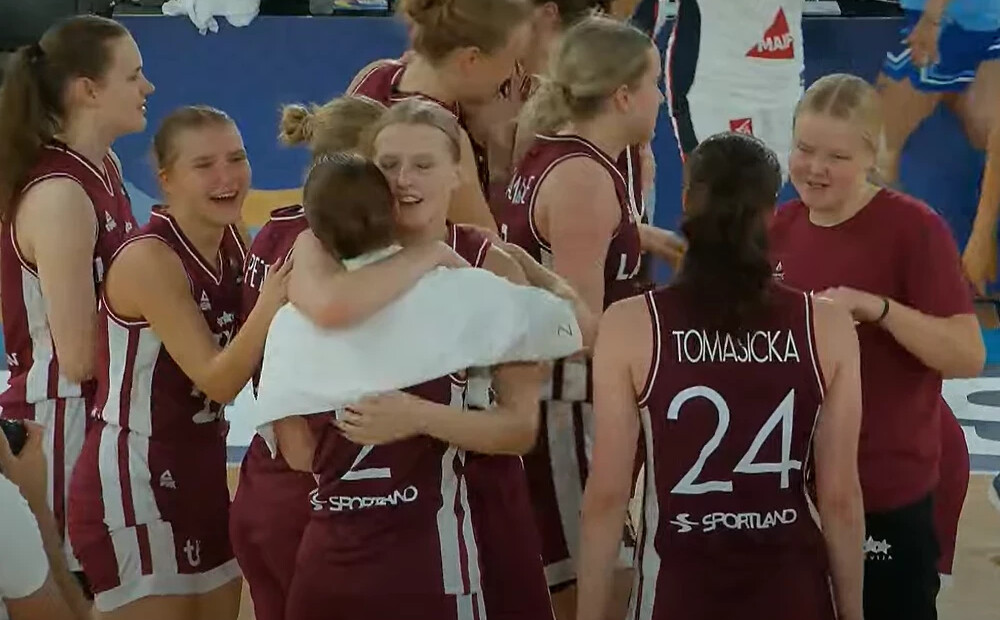 Latvijas U-20 basketbolistes izcīna uzvaru pār Slovēniju