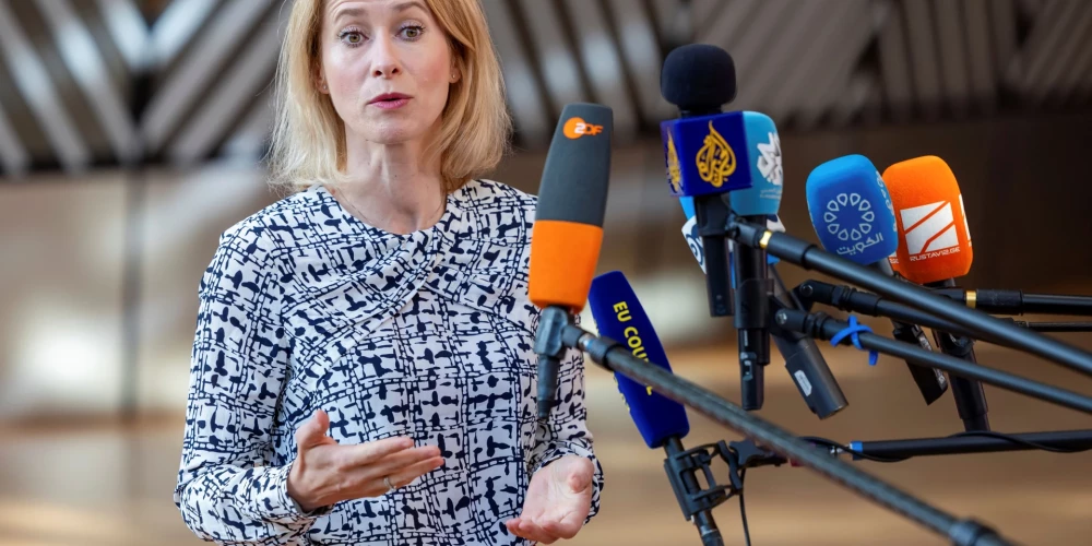 Eiropas Savienības ārējās un drošības politikas augstā pārstāve Kaja Kallasa.