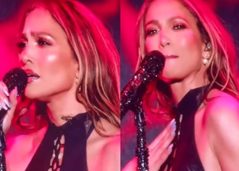 Pa Dženiferas Lopezas kaklu staigā circenis.